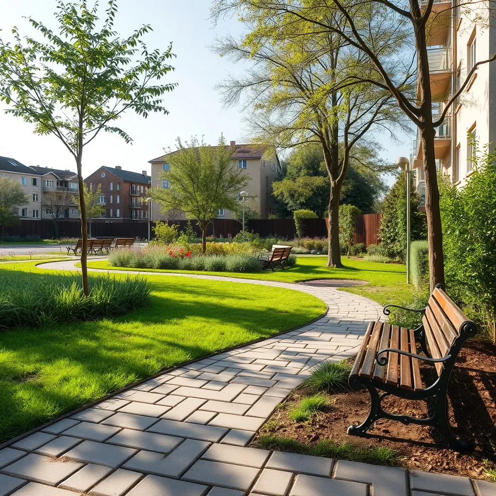 Amenajare spațiu verde inspirat de Parcul Tineretului din București