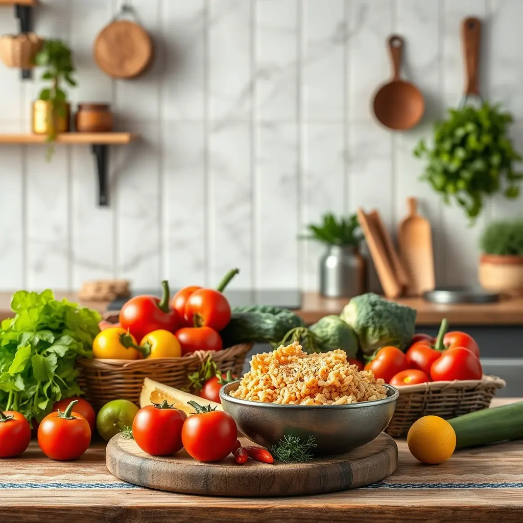 Cămară organizată cu alimente sănătoase de bază - conserve și ingrediente naturale