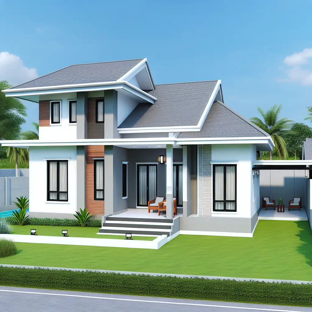 Casa pe un nivel cu 3 dormitoare: Secretul Confortului!