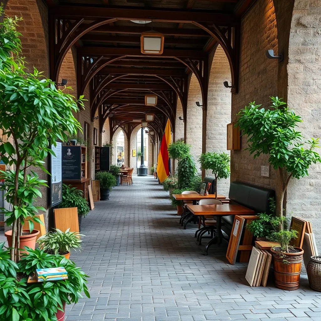 Dicționar german-român tipărit pe birou cu notițe de vocabular german