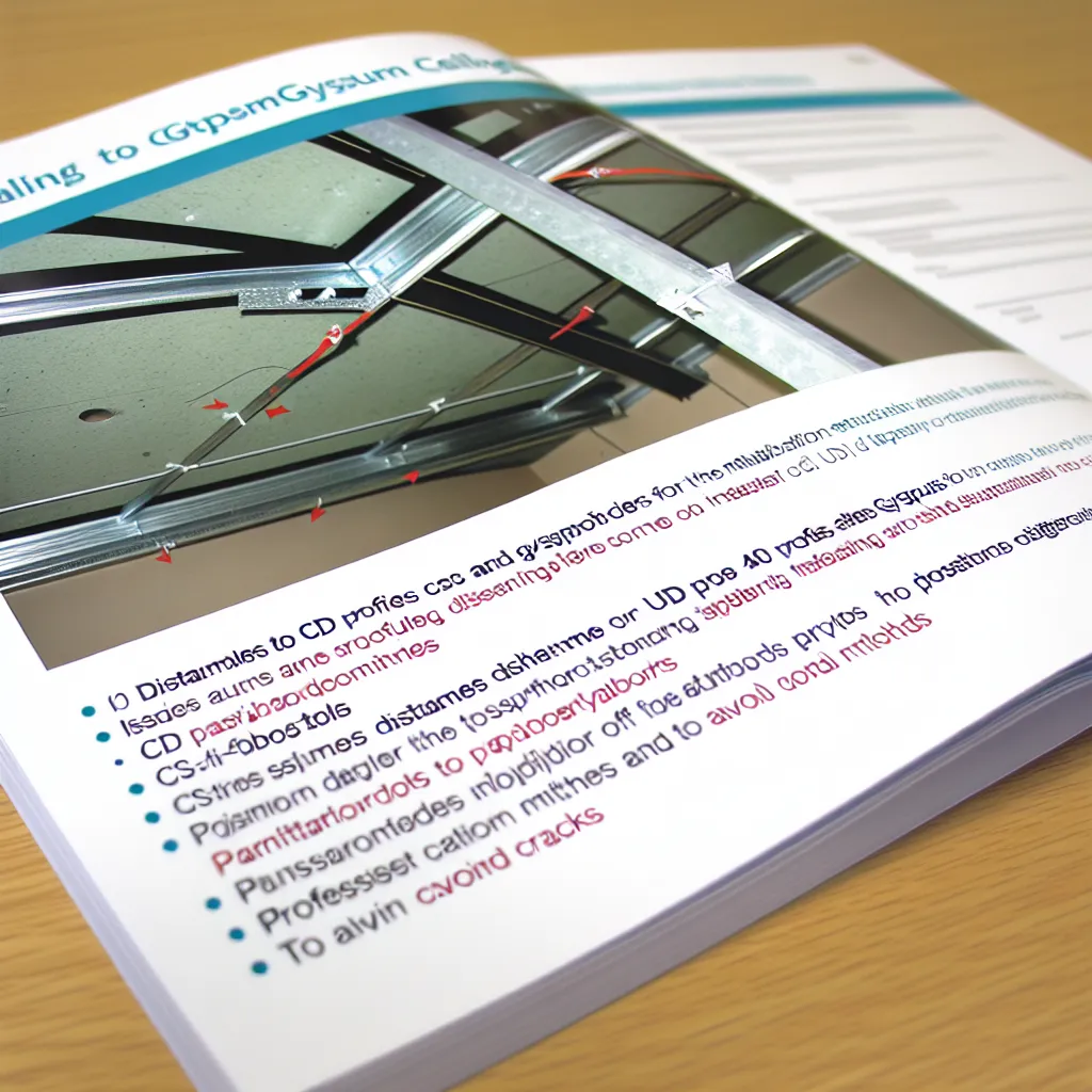 Evită crăpăturile: schema tavan rigips perfect