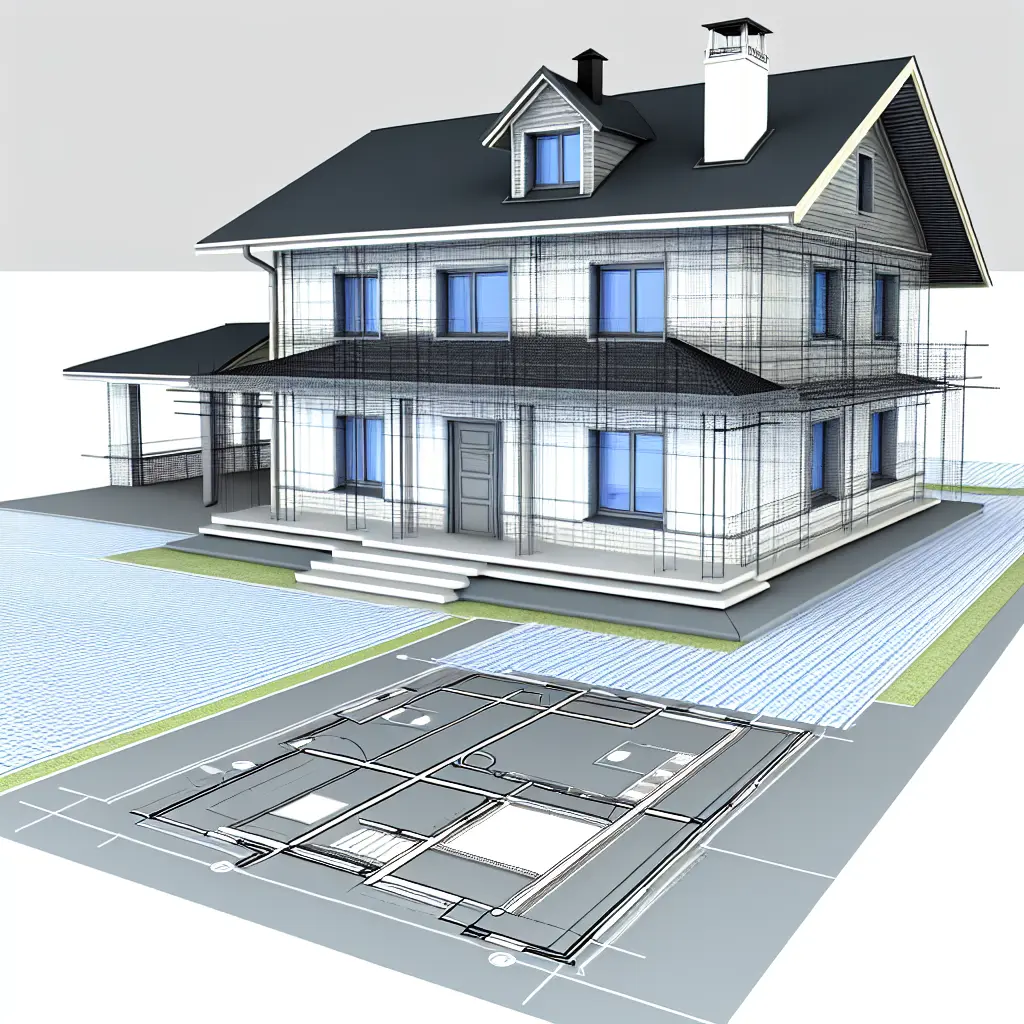 Familie românească planificând proiectul casei de vis