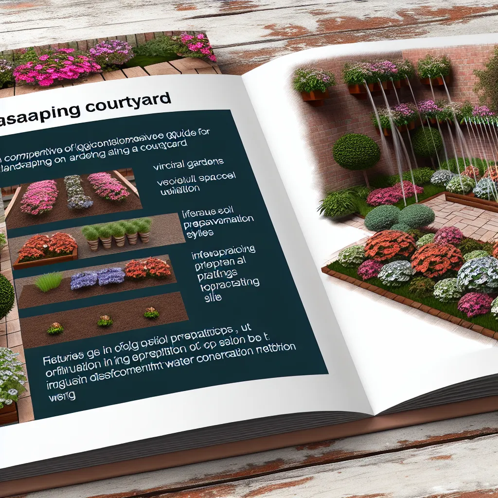 Idei amenajare curte cu flori design peisagistic complex cu alei si pergola