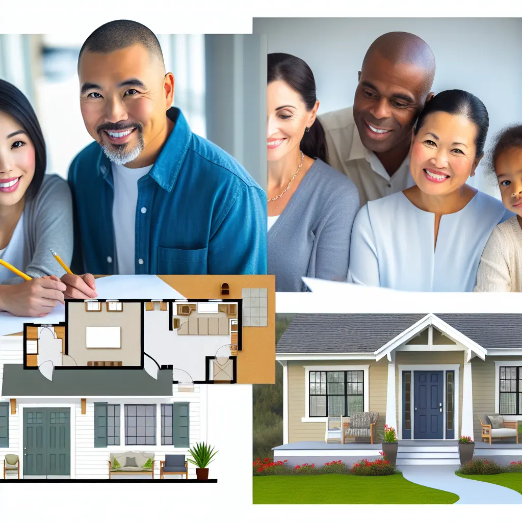 Imagine exterioară modernă a unei case parter cu 3 dormitoare