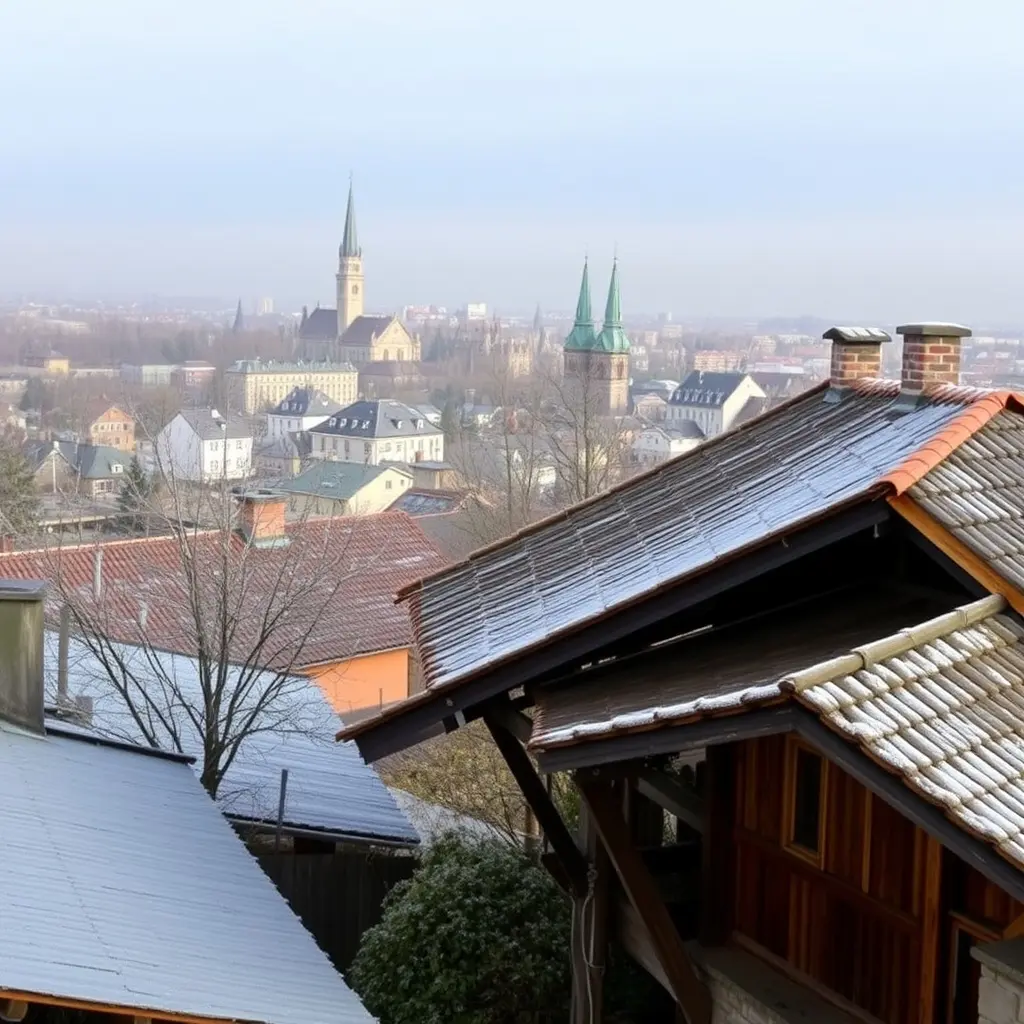 Lucrări de termoizolație exterioară la o casă din județul Cluj pe vreme de primăvară