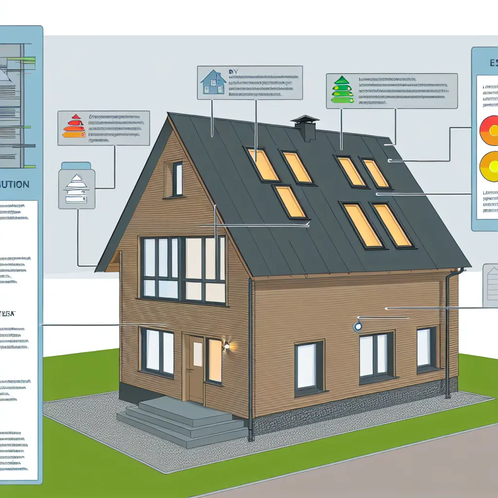 Model de casă cu etaj simplă, modernă și eficientă energetic