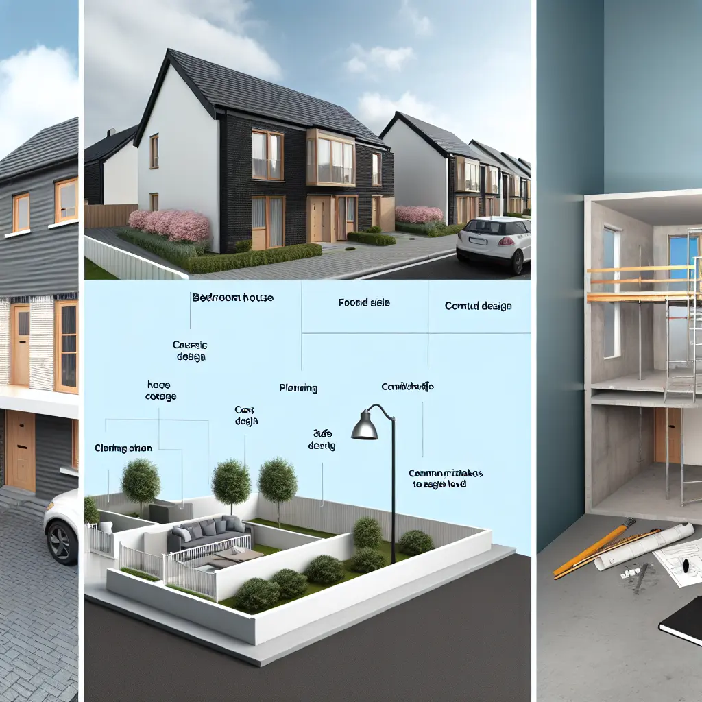 Proiect casa cu etaj 3 dormitoare modernă cu orientare optimă pe teren