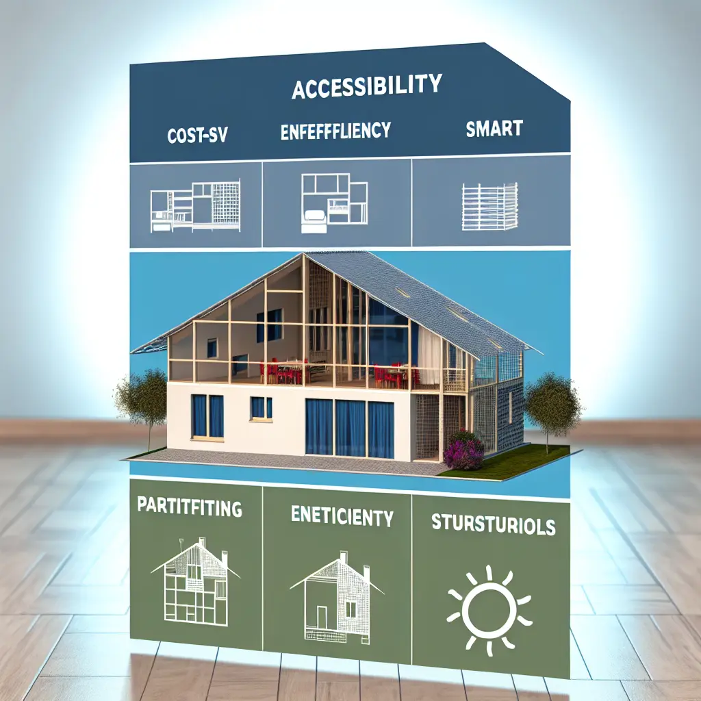 Randare arhitecturală a unei case moderne cu 4 dormitoare la parter, cu terasă și grădină.