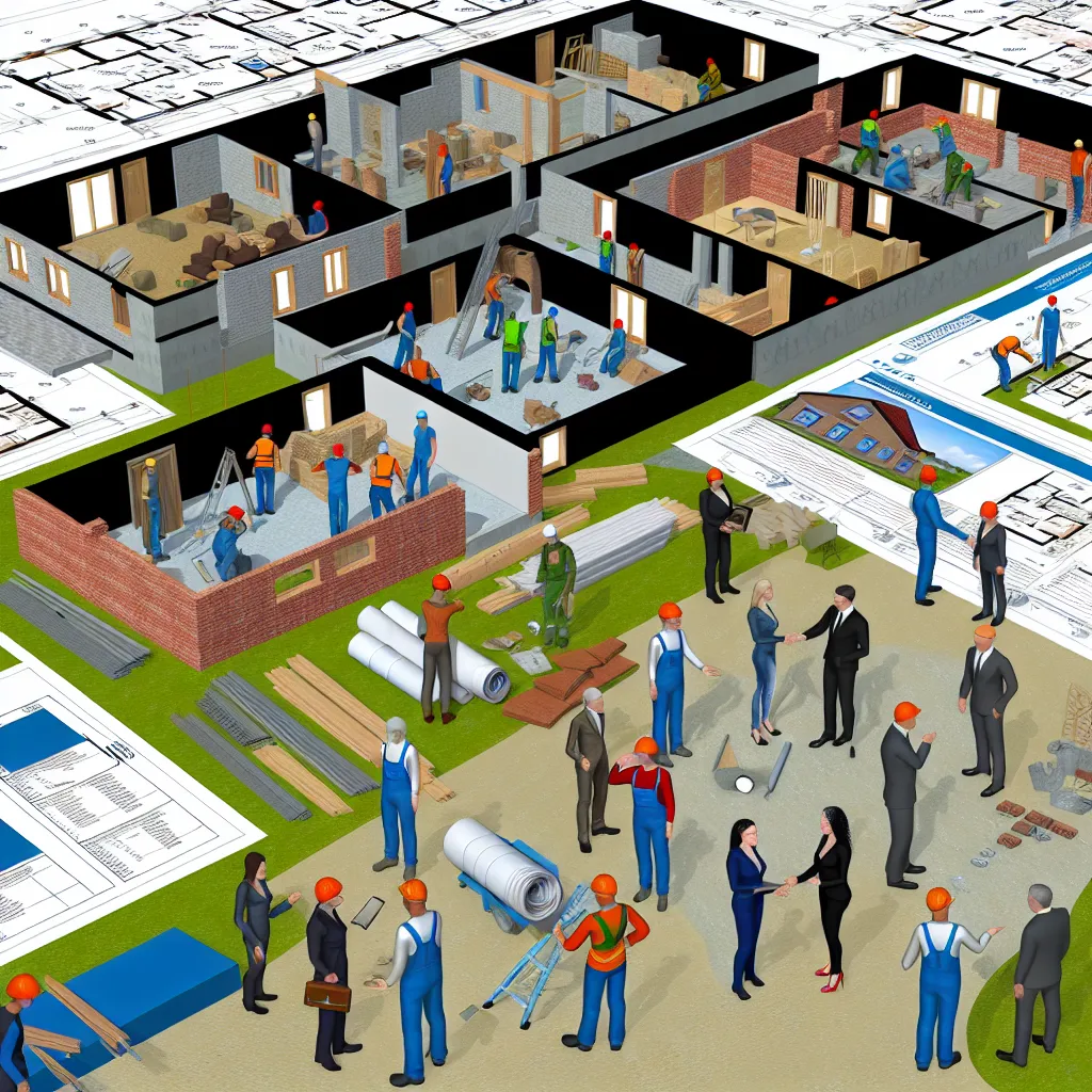 Santier constructie casa la rosu fundatie si armatura