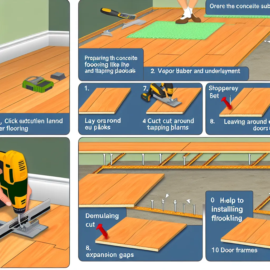 Scule necesare pentru montaj parchet: pendular, butuc de batere, rangă de tragere și distanțiere