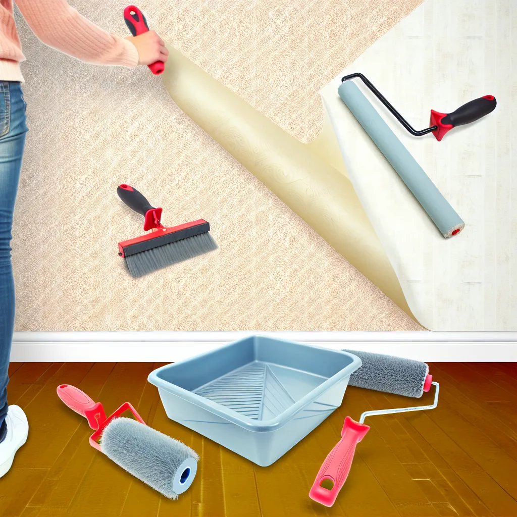 Scule și materiale necesare pentru montare tapet vlies în regim DIY