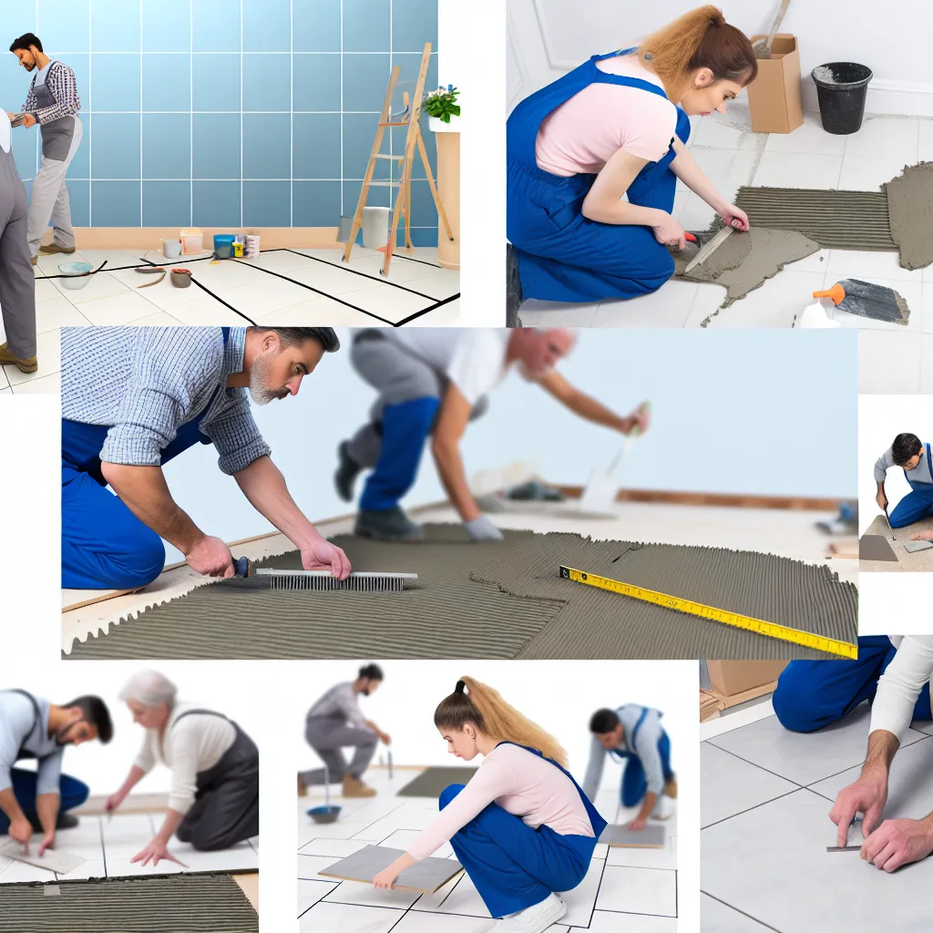 Secretul: de unde se incepe montarea gresiei!