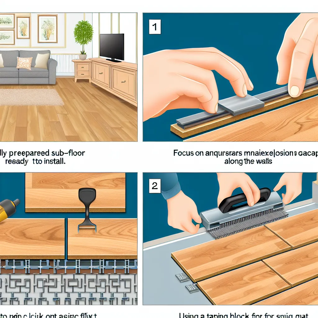 Secretul pentru montare parchet cu click perfect!