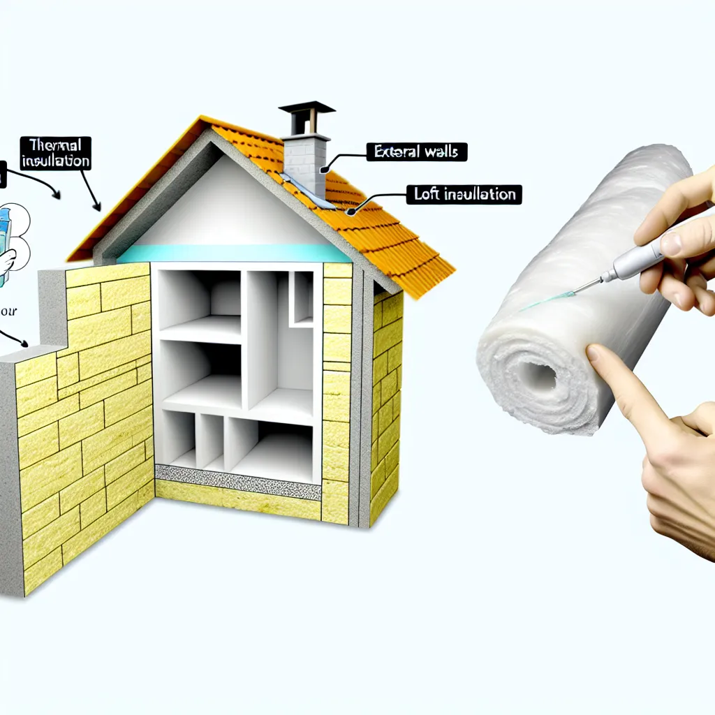 Secțiune prin straturile unei termoizolații exterioare corecte cu polistiren expandat