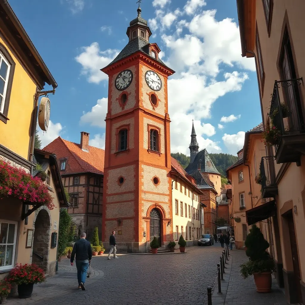 Sighișoara iarna acoperită de zăpadă – cetatea medievală în sezonul rece