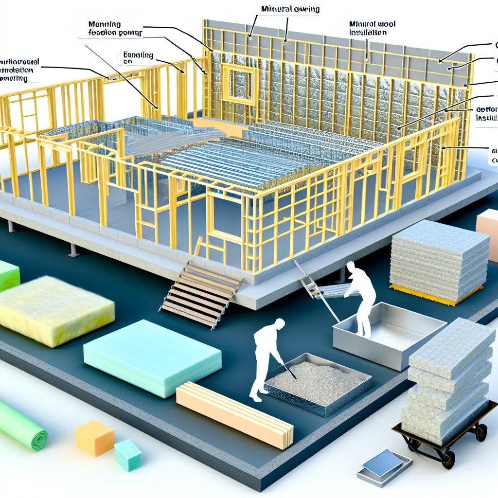Structura metalica din profile zincate pentru o casa in constructie pe radier de beton