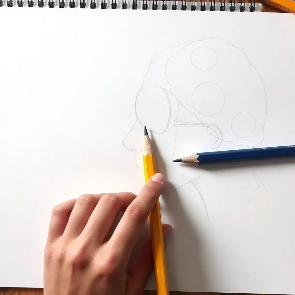 Tehnici de hașurare și umbrire pentru desene în creion - ghid vizual