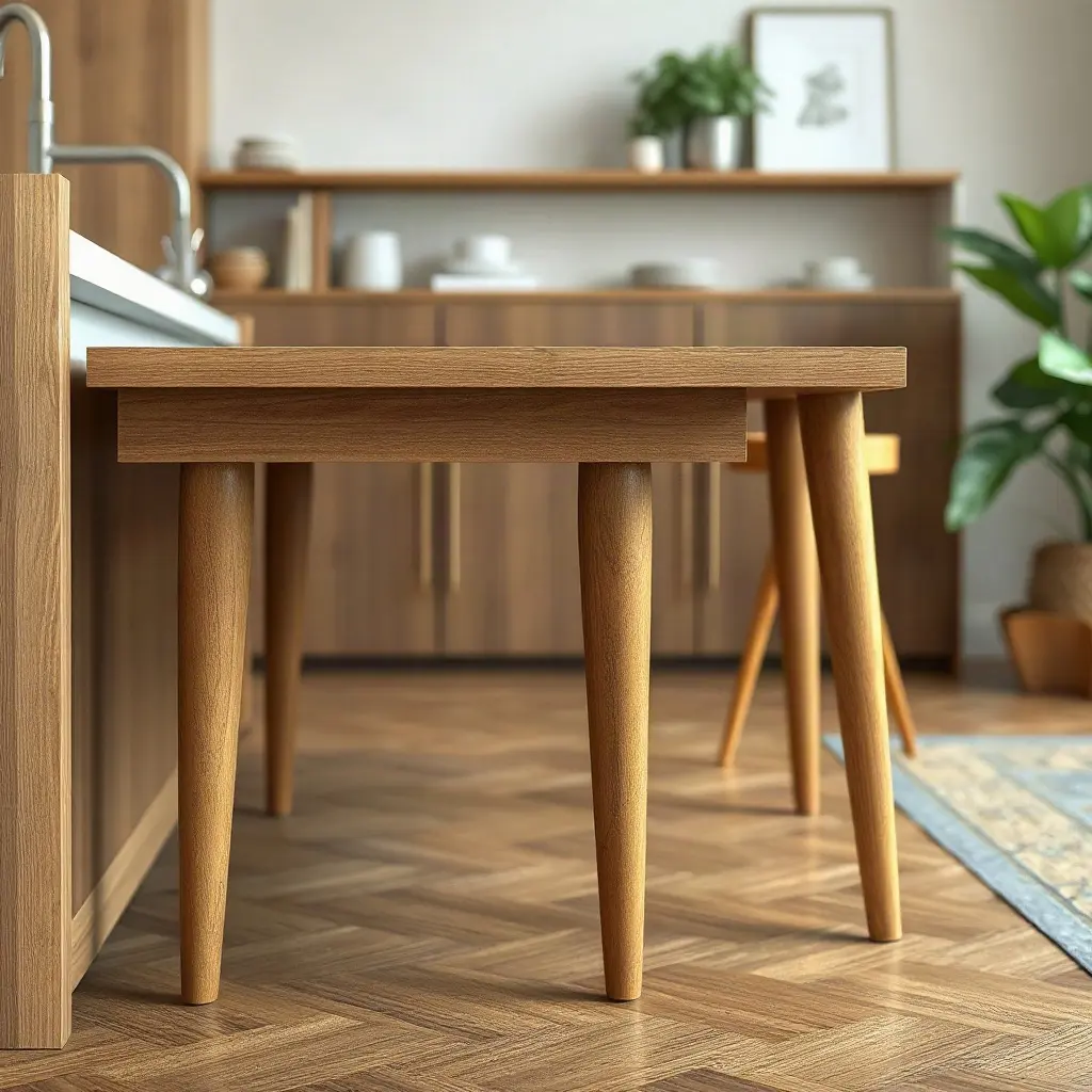 Tipuri de picioare de mobilă din metal, lemn și plastic pentru mobilier modern