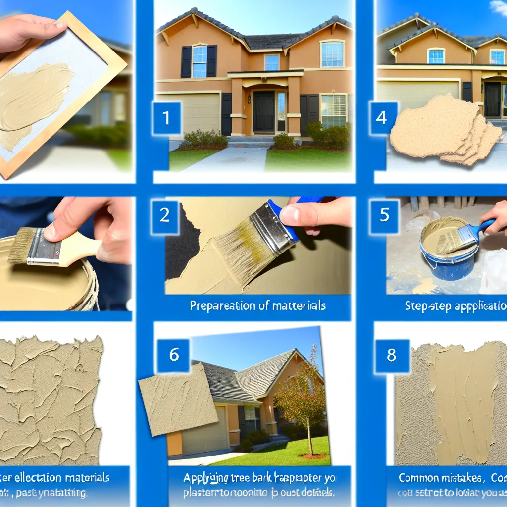 Transformă-ți Casa: Aplică Tencuială Scoarță de Copac!