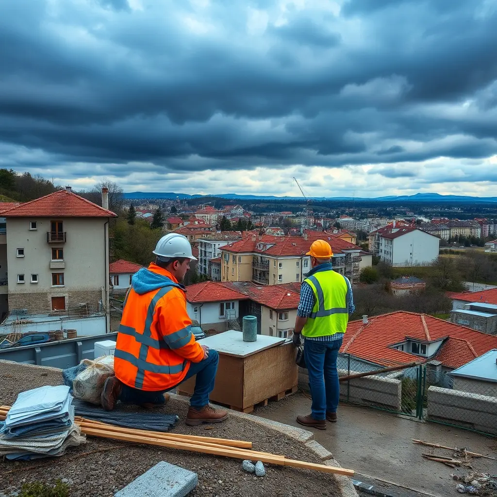 Vedere panoramică asupra orașului Drobeta Turnu Severin și clima sa submediteraneană